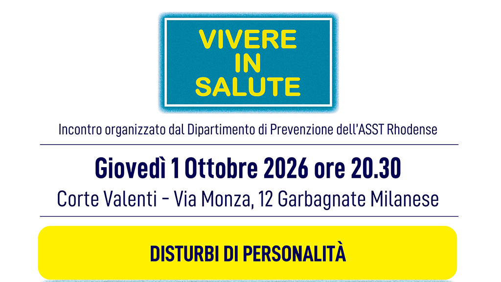 Vivere in salute - Disturbi di personalità